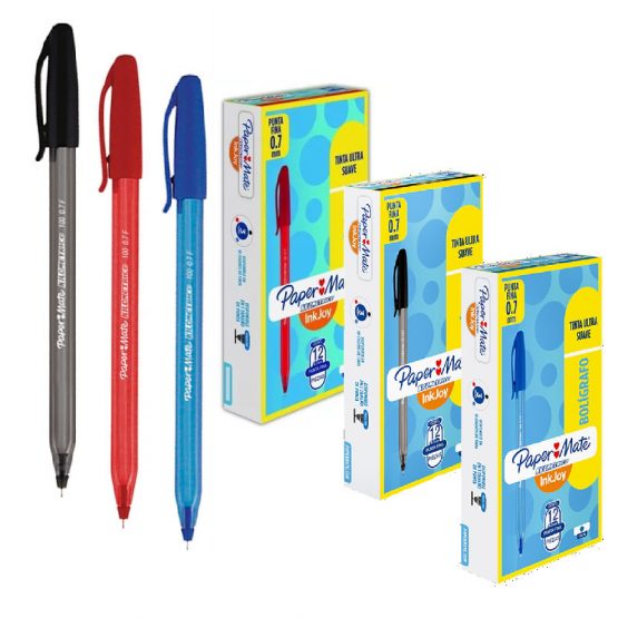 Lapiz pasta punta fina Paper Mate 12 unidades